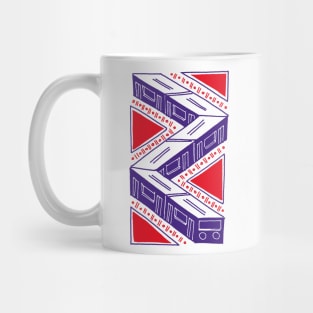 Zig Zag Train Mug